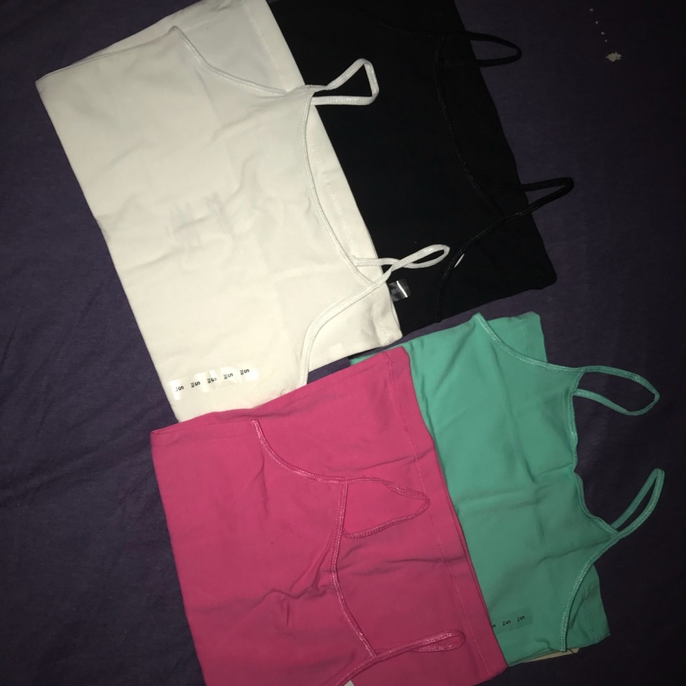 Girls 7/8 spaghetti tanks